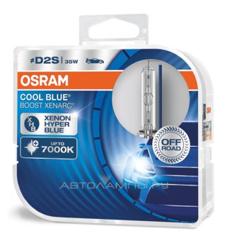 D2S 85V-35W (P32d-2)  7000K Xenarc Cool Blue Boost (2.) (Osram) 66240CBB-HCB