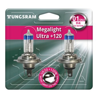 Tungsram H4 Megalight Ultra +120%